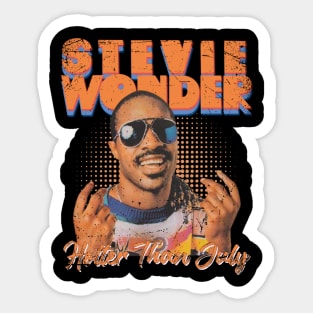 Stevie Wonder Original Aesthetic Tribute 〶 Sticker